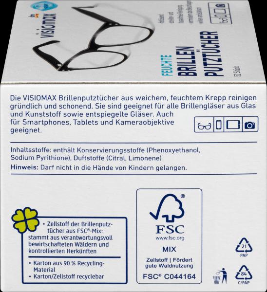 Produktbild dm Visiomax Brillenputztücher