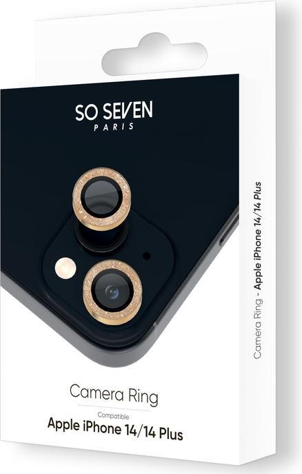 Actual product image So Seven Shock and scratch resistant camera film (Apple iPhone 14, Apple iPhone 14 Plus)
