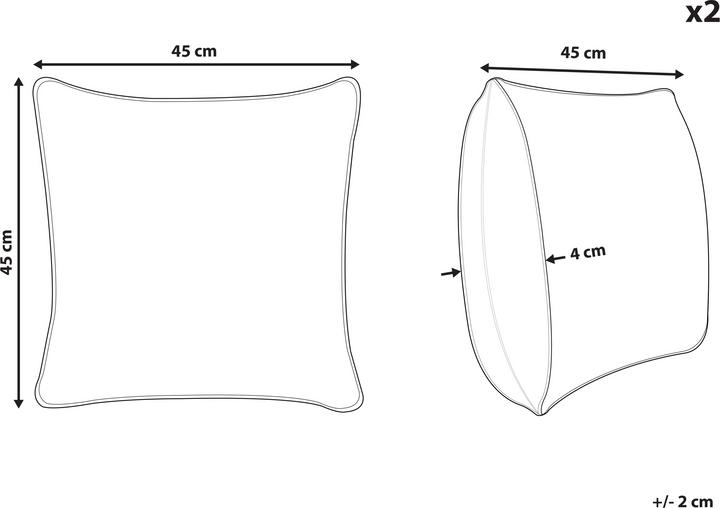 Actual product image Beliani Hazel (45 x 45 cm)