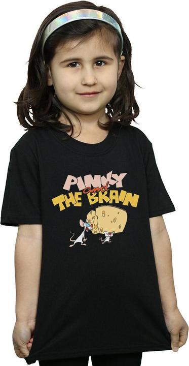 Produktbild Universal Textiles Pinky And The Brain Cheese Head TShirt Mädchen (152, 158)