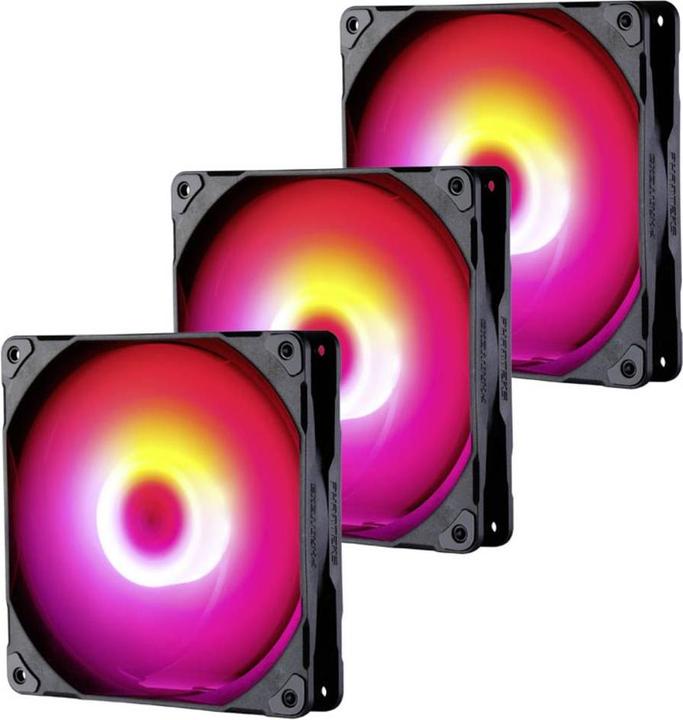 Immagine prodotto Phanteks Ventola M25 PWM D-RGB, confezione da 3 - 140 mm, nera (140 mm, 3 x)