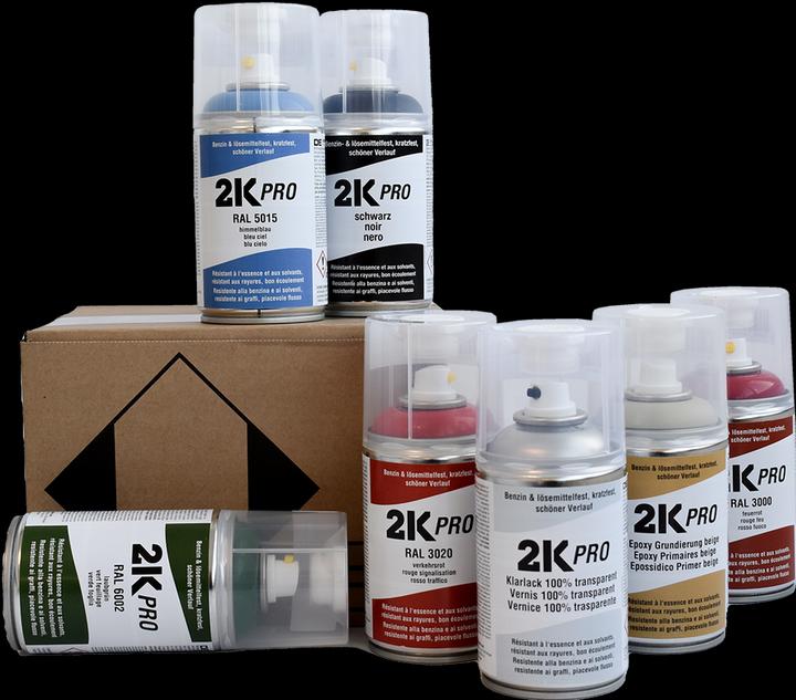 Produktbild 2K Pro Lack (Tiefschwarz, 0.25 l)