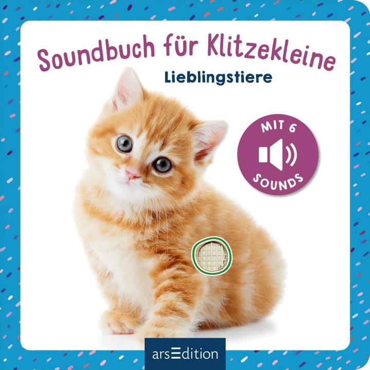 Actual product image Sound book for little ones - Favourite animals (German)