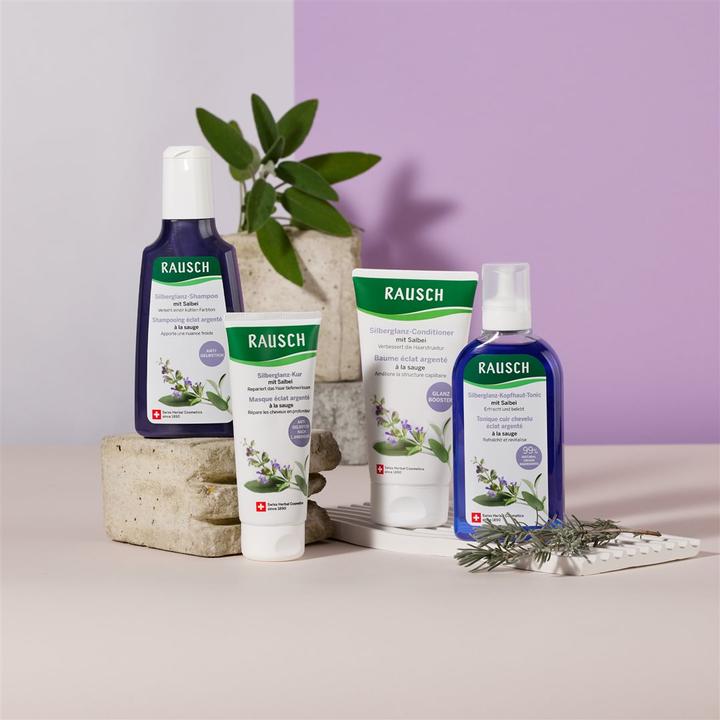 Produktbild Rausch Silberglanz-Shampoo mit Salbei (40 ml, Flüssiges Shampoo)
