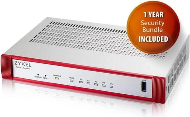 Actual product image Zyxel Router USGFLEX50H Gold bundle