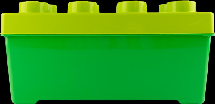 Actual product image LEGO Aufbewahrungsbox Gruen Mittelgross mit Deckel Stapelbar - NEU! Menge 1x