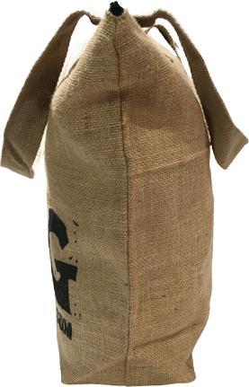 Produktbild Bekos Grosser Jute-Shopper "My Bag" schwarz