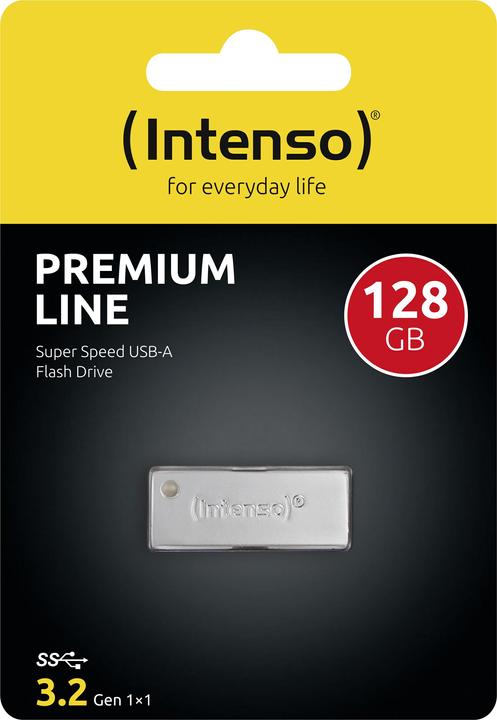 Actual product image Intenso premium line (128 GB, USB 3.2, USB-A)