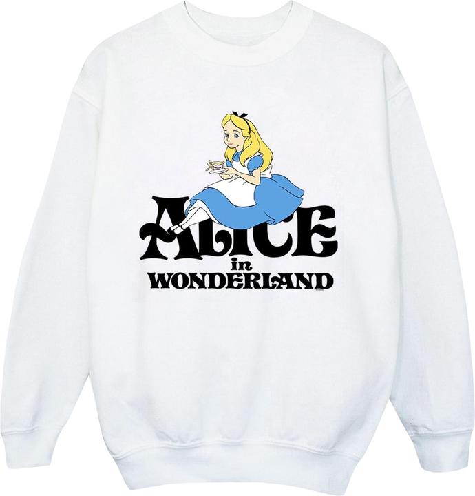 Actual product image Disney Boys Alice In Wonderland Tea Drinker Classic Sweatshirt (152, 158)