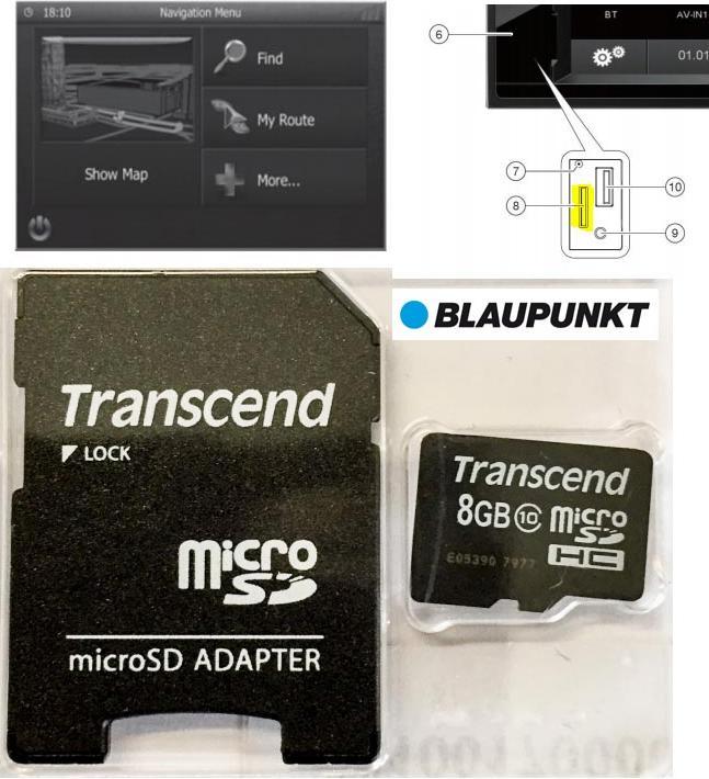 Actual product image Blaupunkt Navi Map EU Series 530/370/570 (1 year)