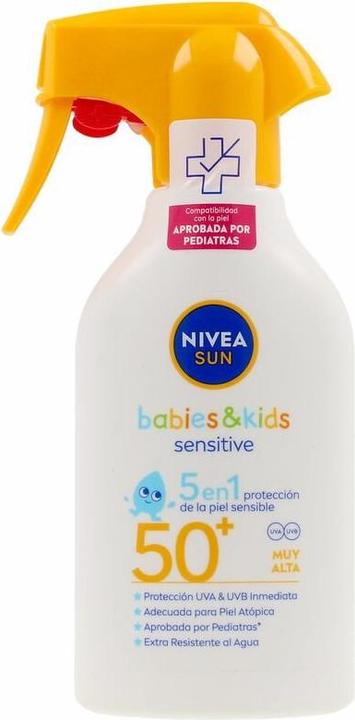 NIVEA Sun Babies y Kids Sensitive Spf50 Pistola 270ml (Sonnenspray, SPF 50, 270 ml)