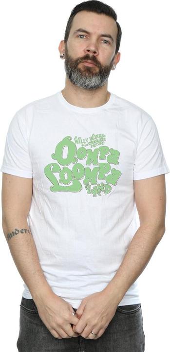 Immagine prodotto Willy Wonka & the Chocolate Factory Oompa Loompa Land Maglietta Uomo (XL)