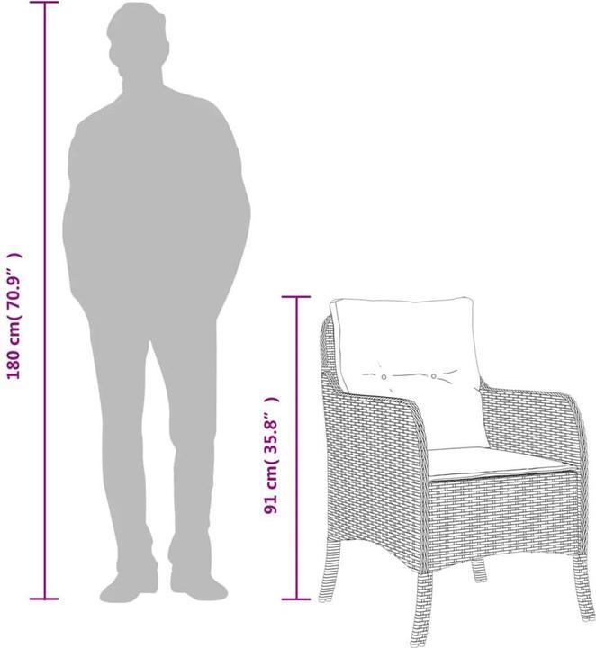 Actual product image VidaXL Paris (90 cm)