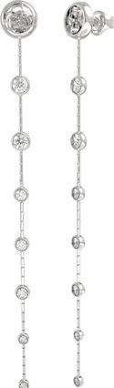 Guess Long steel earrings Perfect Illusion JUBE03379JWRHT/U (Surgical steel)