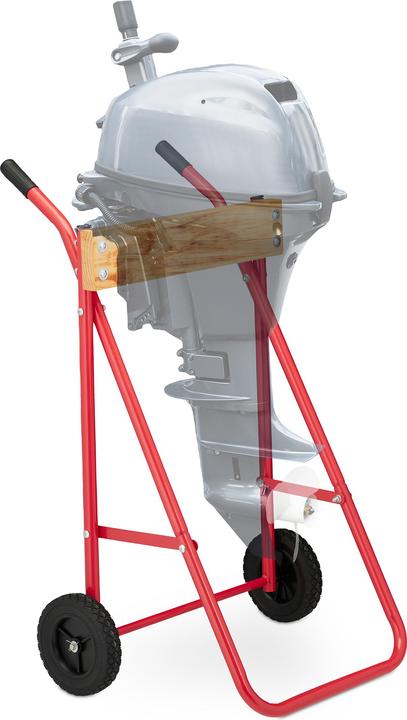 Actual product image Relaxdays Outboard motor stand