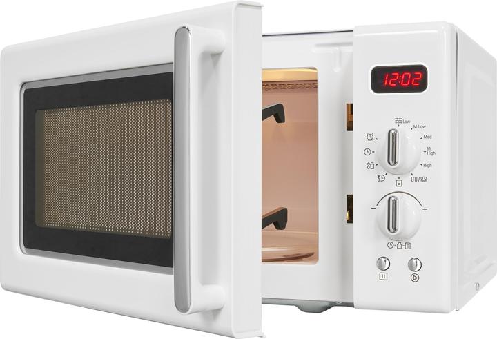 Exquisit Exqu Retro Micro-ondes RMW720-3GDIG blanc 812764000 (20 l)