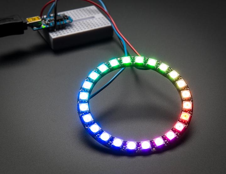 Image du produit Adafruit NeoPixel Ring 24 x WS2812 5050 RGB LED