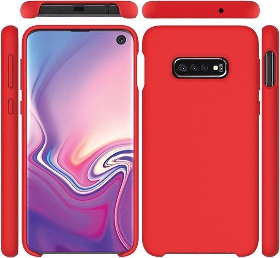 Image du produit Beline Étui en silicone Samsung S10 Plus czerwony/red (Samsung Galaxy S10+)