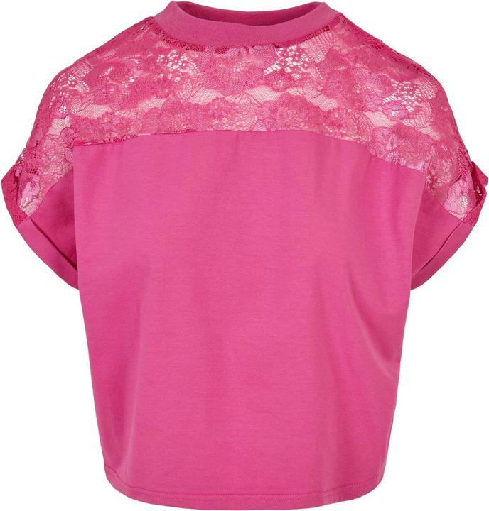 Actual product image Urban Classics Ladies Short Oversized Lace Tee - 12492 (XL)