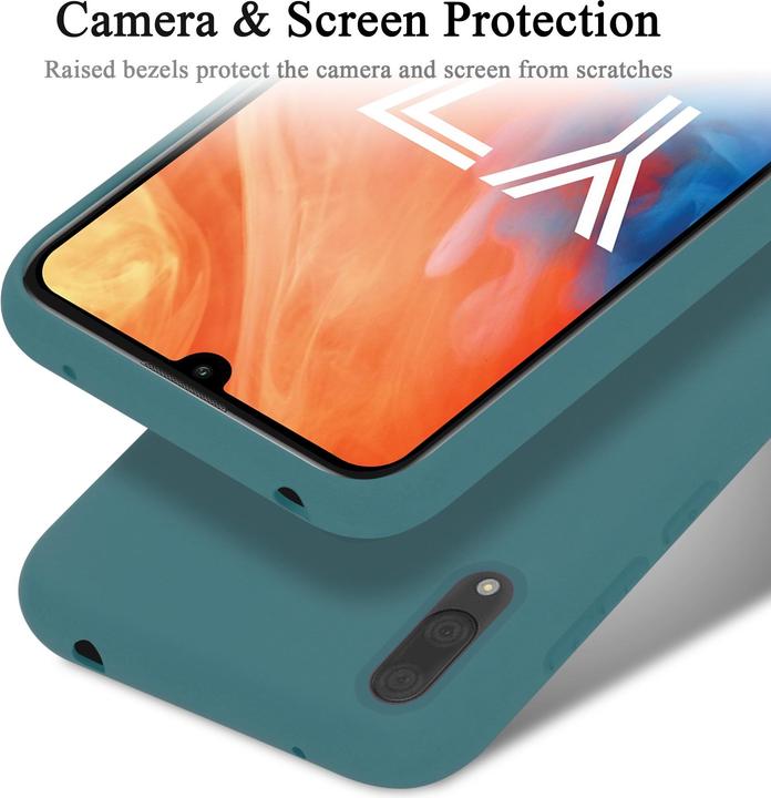 Image du produit Cadorabo TPU Liquid Silicone Case Cover (Huawei Y7 Prime (2019), Huawei Y7 (2019))