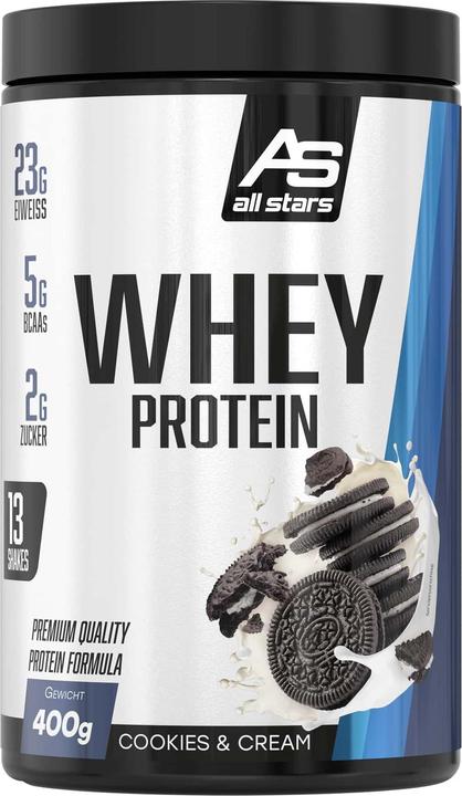 Produktbild All Stars 100% Whey (Cookies & Cream, 1 Stk., 400 g)