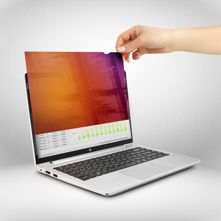 Produktbild StarTech COM 39,62cm 15,6Zoll 16:9 Laptop Blickschutzfolie Doppelseitiger Laptop Goldfilter mit Erhö (13.58", 16 : 9)