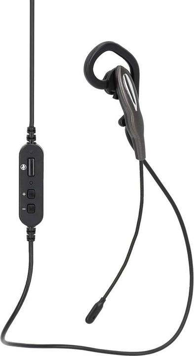 Image du produit Nedis Casque pour PC - Écouteur - Mono - USB Type-A/USB Type-C - Microphone pliable - Noir (Filaire, USB-C)