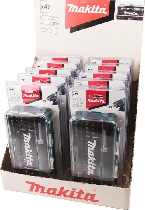 Actual product image Makita Ratchets and Bit set (Hexagon socket TX M10, Hexagon socket TX M15, Hexagon socket TX M20, Hexagon socket TX M30, Cross Phillips PH M1, Cross Phillips PH M2, Cross Pozidriv PZ M1, Cross Pozidriv PZ M2, Cross Phillips PH M3, Hexagon socket TX M40)