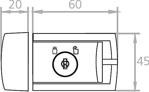 Actual product image Burg Wächter Door and window deadbolt Winsafe WR 60 BR SB