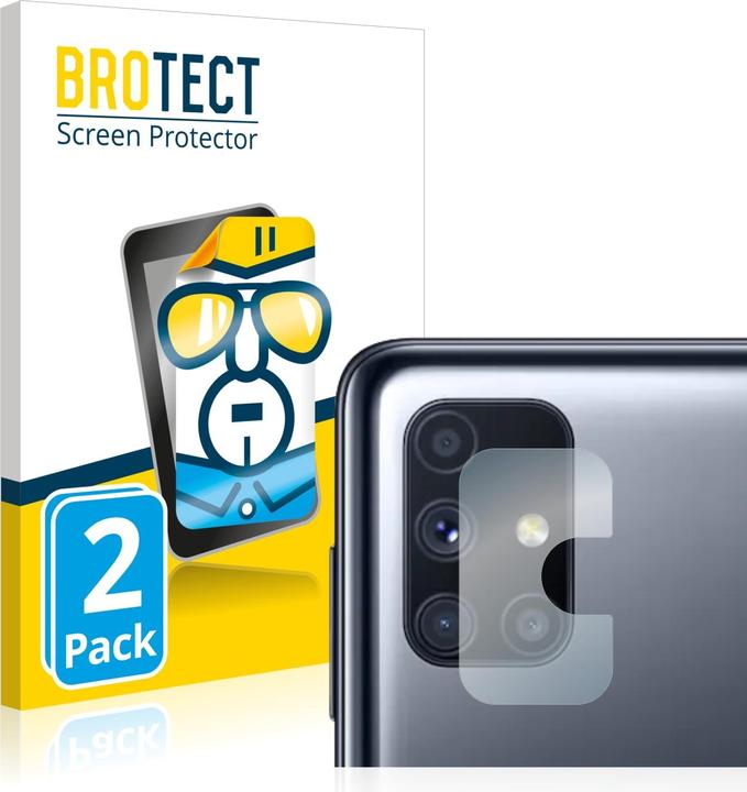 Produktbild BROTECT Schutzfolie Displayschutz Klar (2 Stück, Samsung Galaxy M51)