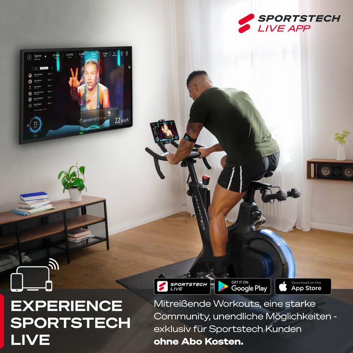 Immagine prodotto Sportstech Cardiofrequenzimetro sPulse Cardiofrequenzimetro con braccialetto via Bluetooth e sensore LED |