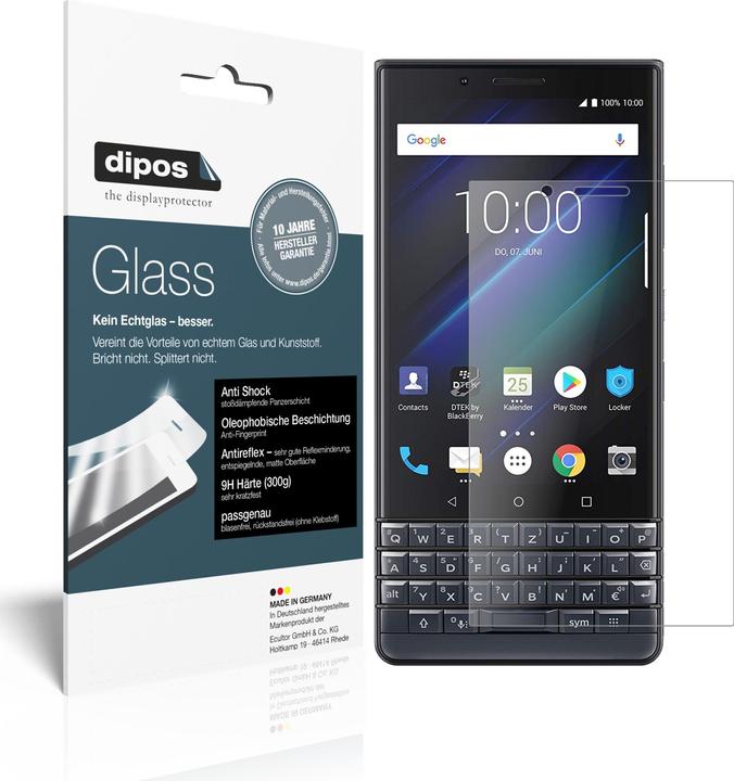 Image du produit Dipos Film de Protection d’écran Anti-Shock (2 pièce(s), Blackberry KEY2 LE)