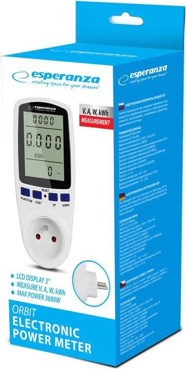 Produktbild Esperanza Stromverbrauchszähler