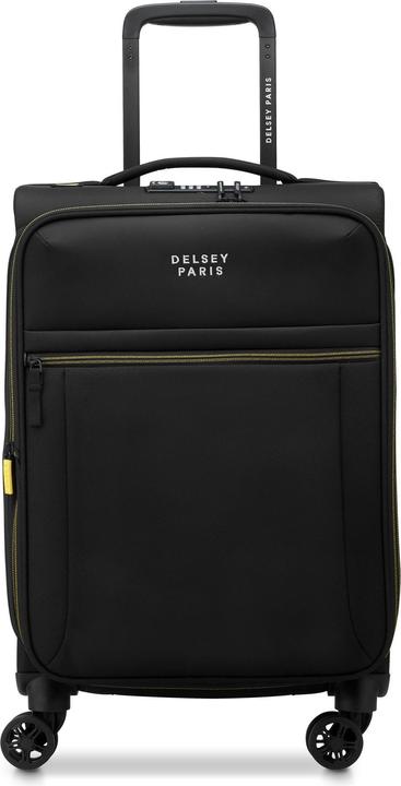 Delsey Brochant 3 4 roues trolley cabine 55 cm avec soufflet d'extension (40 l, Bagage à main (jusqu'à 50l))