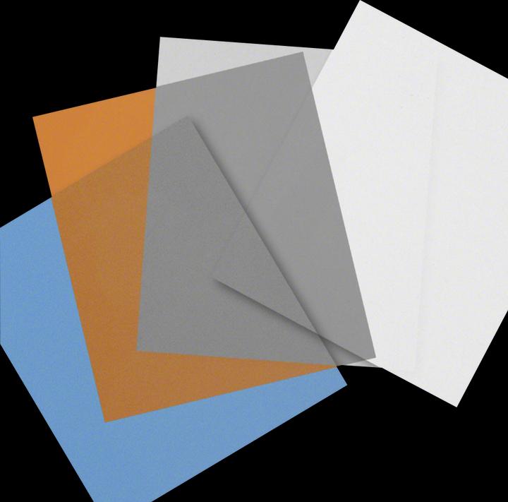 Actual product image Walimex Studio filter set 4pcs, 80x100cm (100 mm, Colour filters, 100 mm)