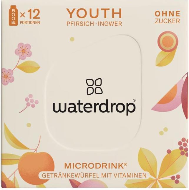 Actual product image Waterdrop Microdrink Youth (Peach, Ginger, 1 x)