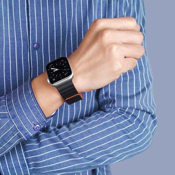 Actual product image Dux Ducis magnetic strap watch strap 7/6/5/4/3/2 (40 mm, 38 mm, 41 mm, Silicone)