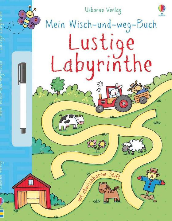 Mein Wisch-und-Weg-Buch. Lustige Labyrinthe (Allemand, Jessica Greenwell., 2013)