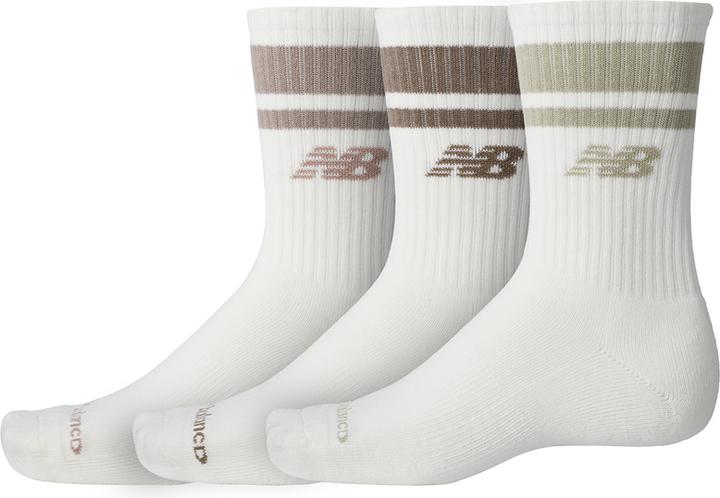 New Balance Everyday Stripe Midcalf 3 Pack