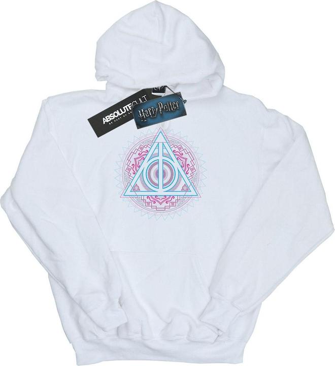Immagine prodotto Neon Deathly Hallows Felpa con Cappuccio Ragazzi (140, 146)