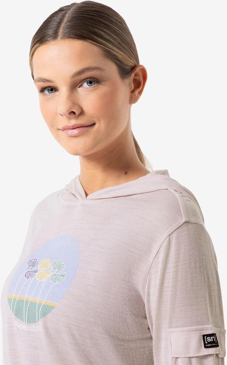 Immagine prodotto Super Natural Women's Tulips Light Print Hoodie (M)