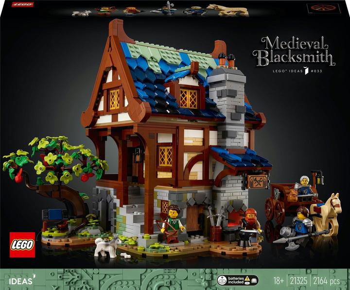 Produktbild LEGO Mittelalterliche Schmiede (21325, LEGO Ideas, LEGO Seltene Sets)