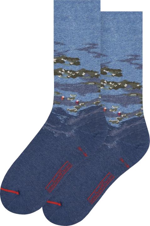 Image du produit MuseARTa Chaussettes Claude Monet - Water Lilies II (Une unité par pack, 36 - 40)