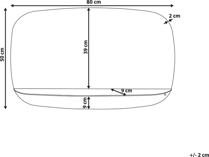 Produktbild Beliani Dosnon (80 x 50 cm)