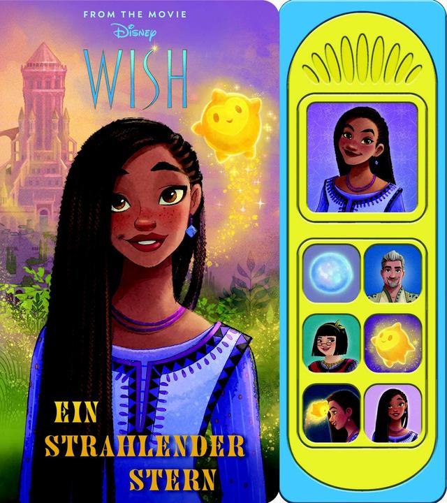 Immagine prodotto Disney Wish - Una stella che brilla - libro sonoro - libro illustrato in cartone con 7 suoni - (Tedesco)