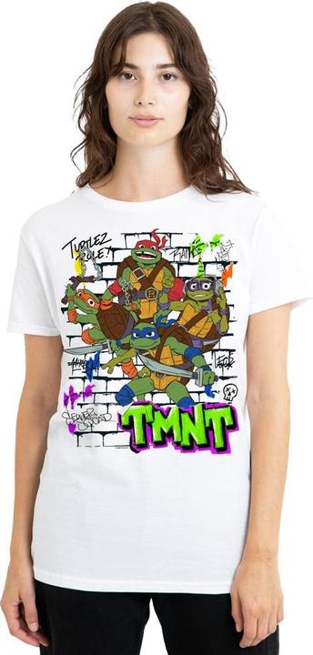 Immagine prodotto Teenage Mutant NT Maglietta Muro di Mattoni Poster Adulto Unisex (L)