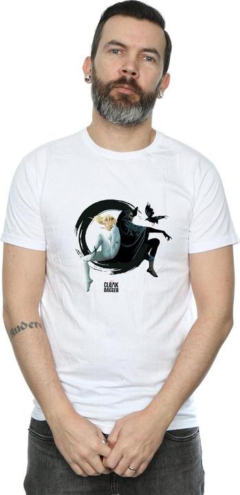 Immagine prodotto Cloak And Dagger Ink Circle Maglietta Uomo (XL)