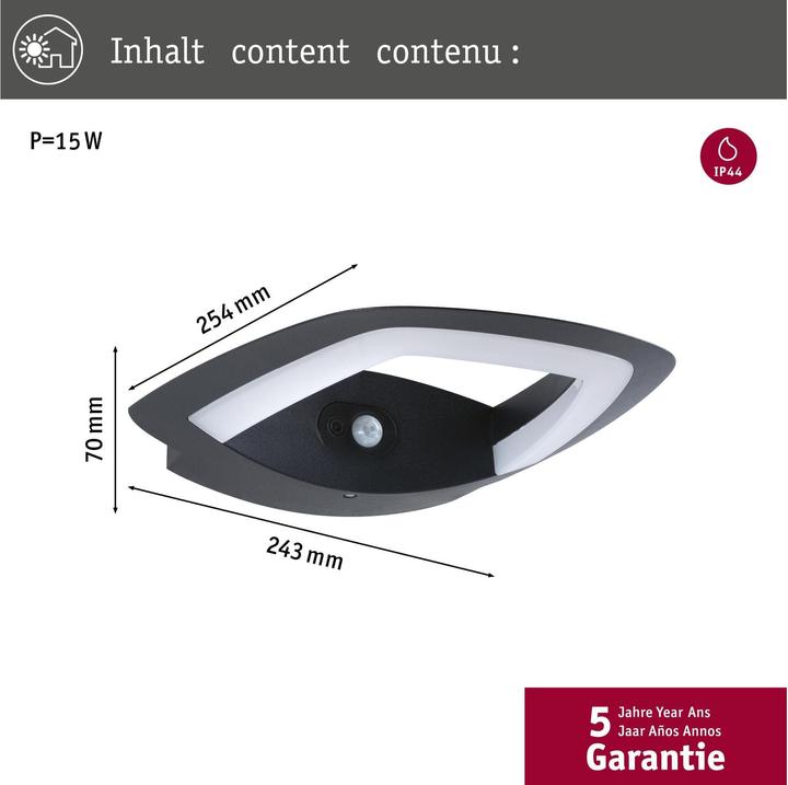 Image du produit Paulmann Akena (800 lm, IP44)