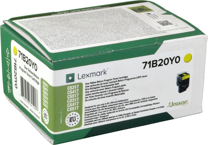 Actual product image Lexmark 71b20y0 (Y)