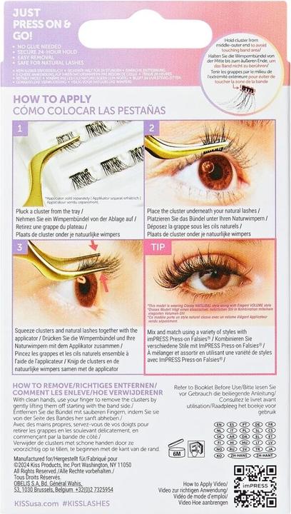 Produktbild KISS Lashes - Ks Impress Press On Single 09 (Künstliche Wimpern)